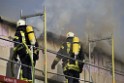 Dachstuhlbrand Koeln Poll Geislarerstr P285